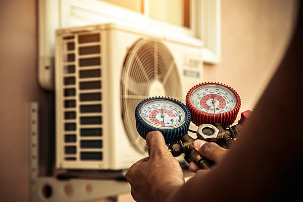 Professional Emergency Hvac technician working in Cochranville, PA